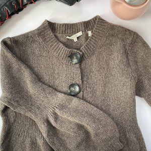 Chunky Vintage Vince Button Sweater Cardigan